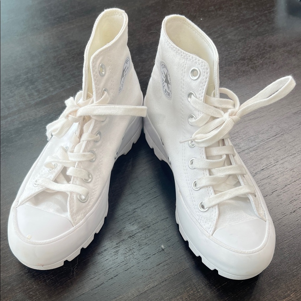 Converse Chuck Taylor All Star Lugged Platform High Top White Size 6